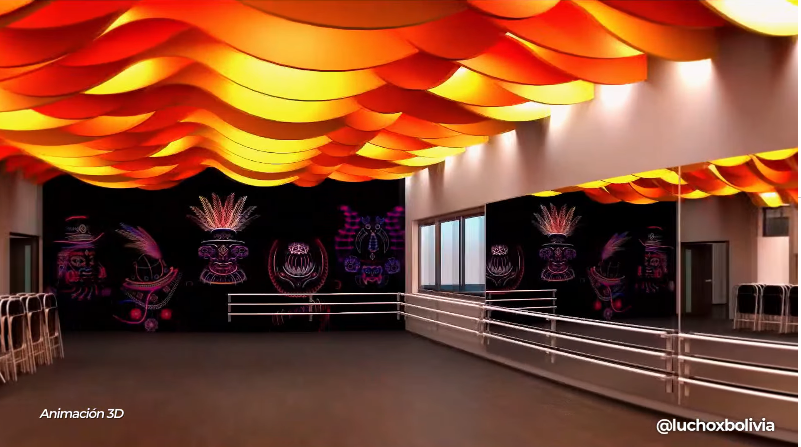 En Laja se construye el Centro Cultural “20 de octubre” con una inversión de más de Bs 22,9 millones