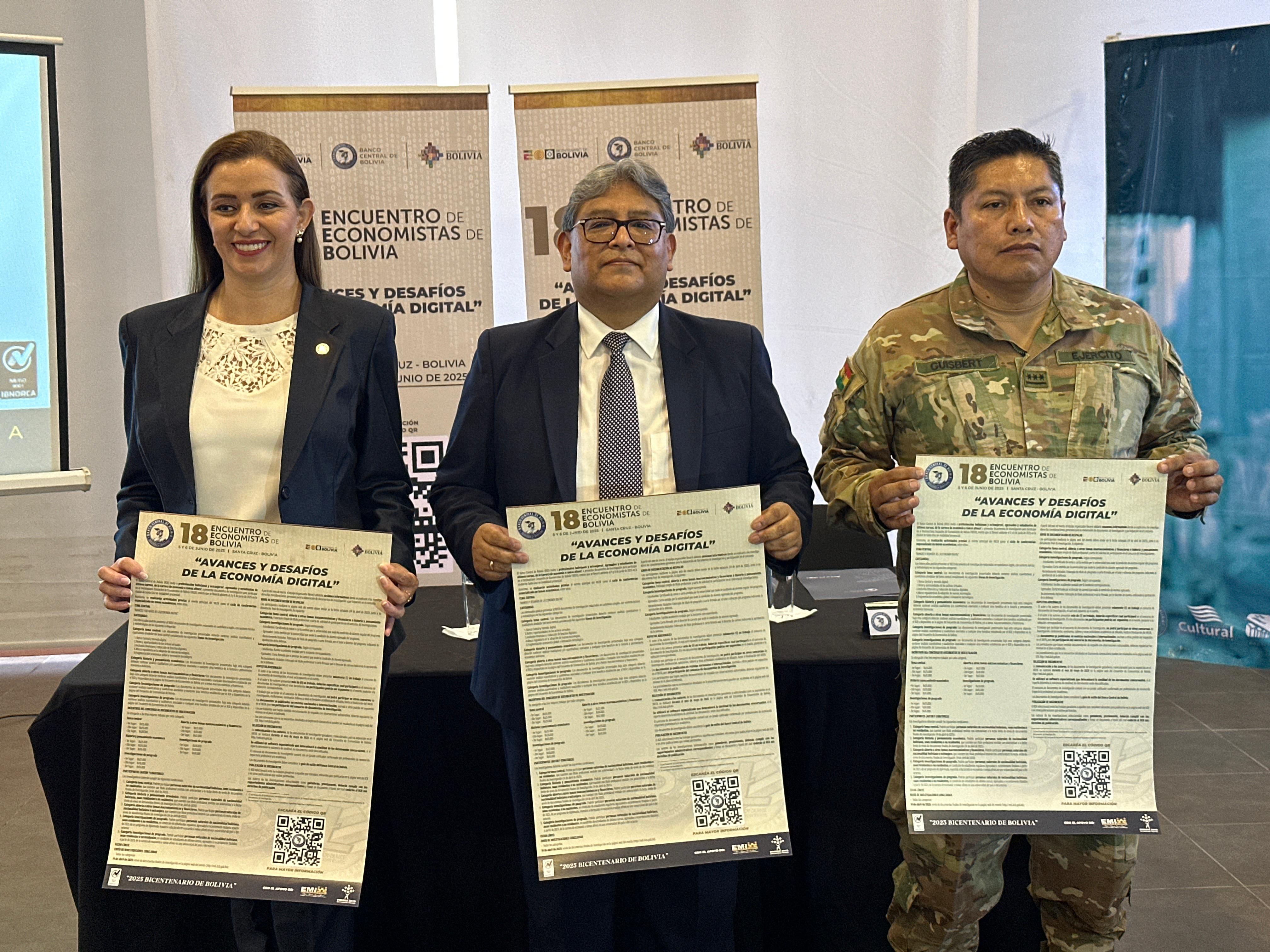 Organizan el 18 Encuentro de Economistas de Bolivia para el 5 y 6 de junio