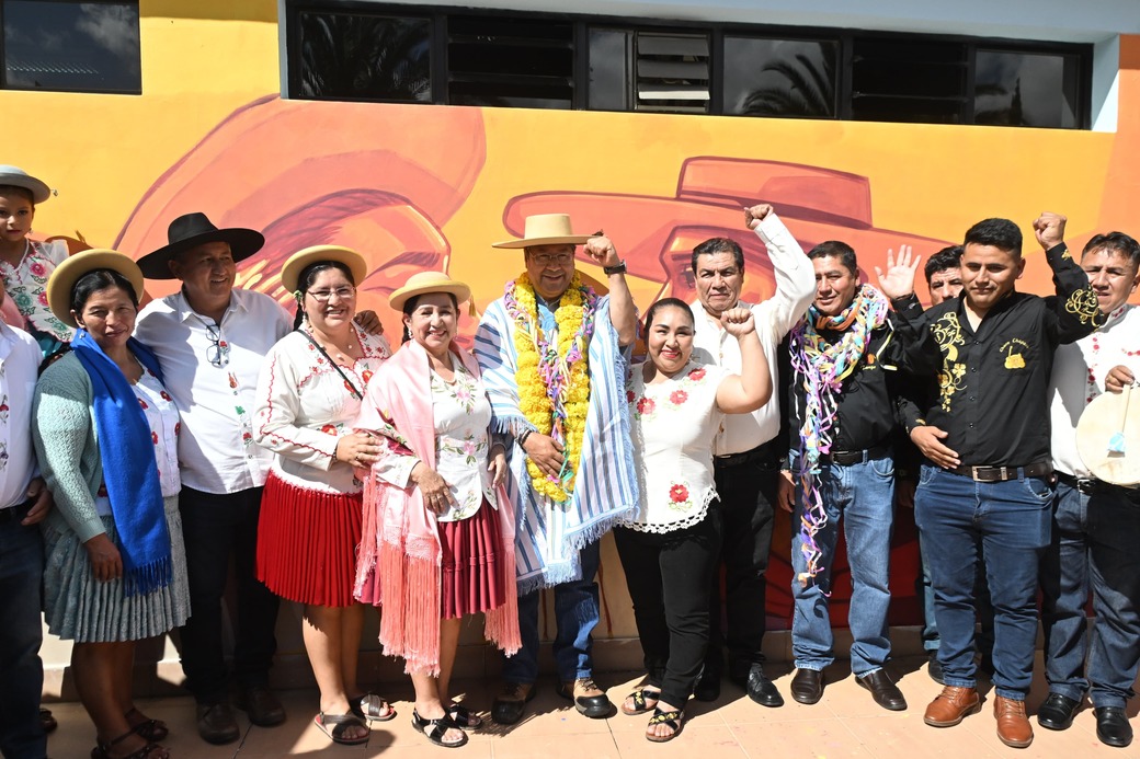 "Candidato del Bicentenario 2025-2030", Arce suma quinta proclamación presidencial