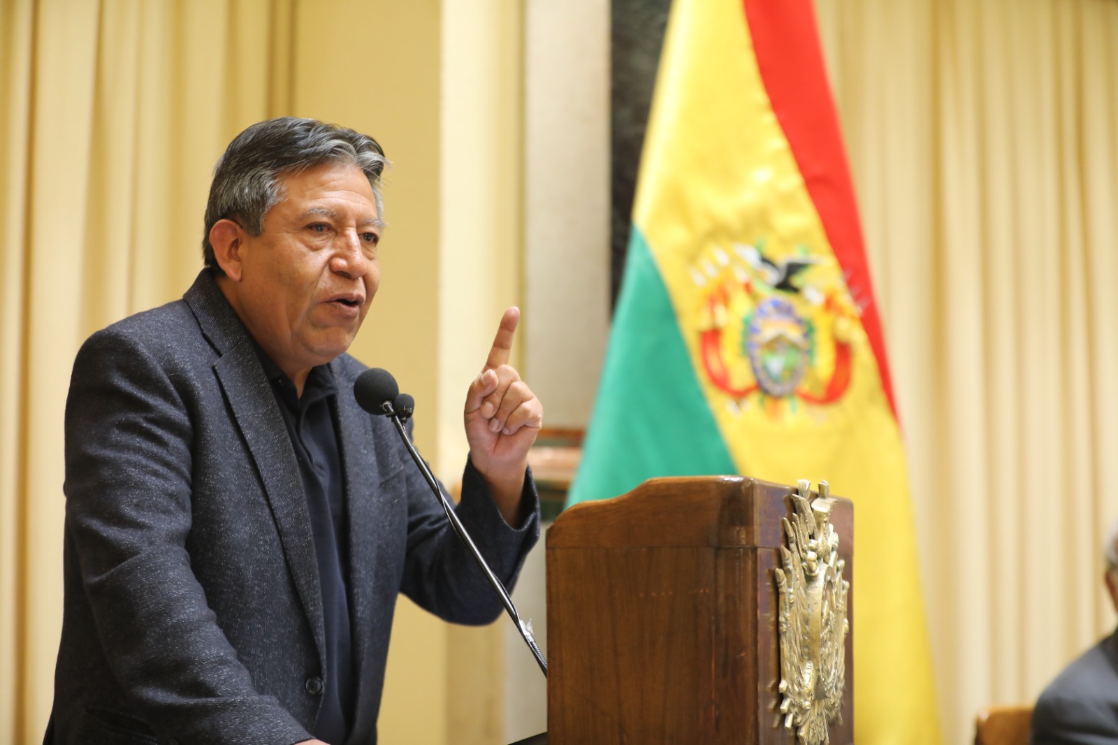Vicepresidente del Estado Plurinacional de Bolivia, David Choquehuanca. Foto: VPEP