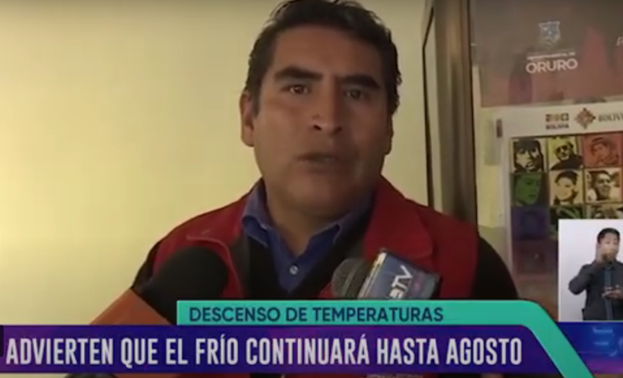 En municipios de Oruro prevén temperaturas mínimas de -9 °C