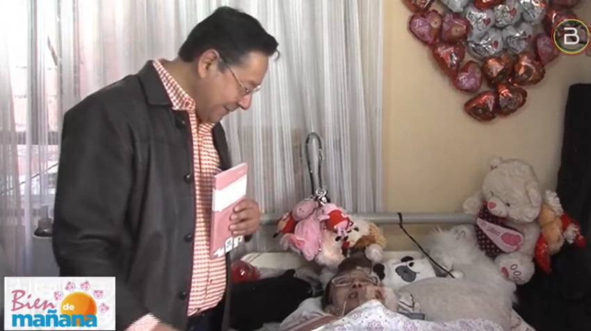 Presidente Arce cumple el sueño de Fabiola Maldonado con la publicación de su libro “Mi lucha por vivir”