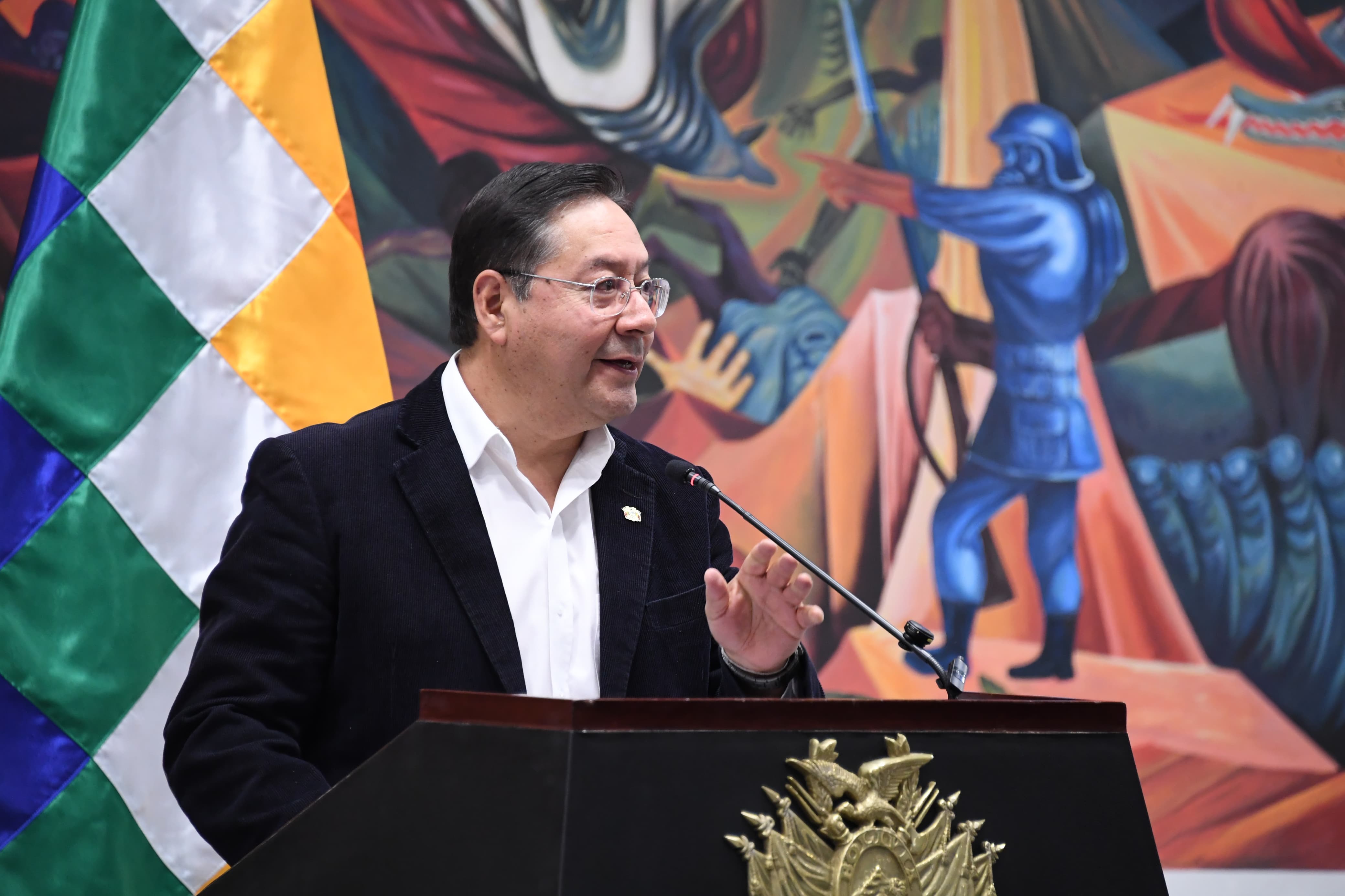 Arce alerta que la derecha ofrece volver al neoliberalismo y afirma que el Proceso de Cambio no ha cesado