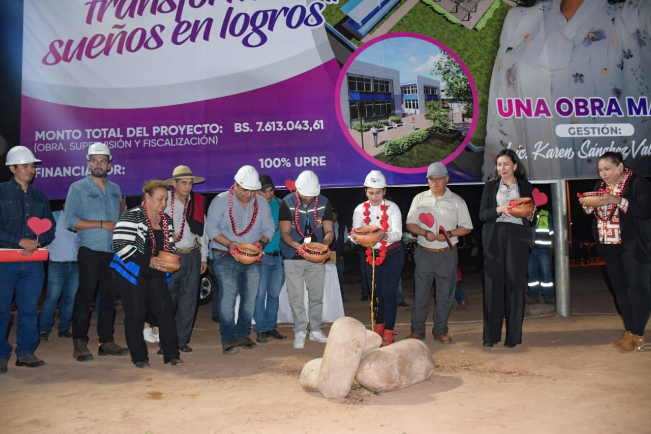 En Villa Montes inicia la construcción del Instituto Tecnológico Superior con más de Bs 7,5 millones de inversión