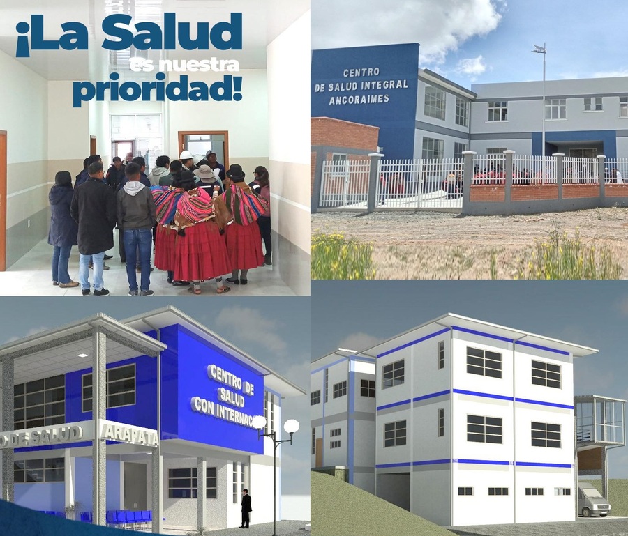 La Paz tiene 9 hospitales de primer nivel edificados con una inversión superior a Bs 26,8 millones 