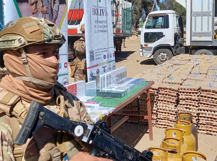 Huevo, carne y aceite son los alimentos más incautados en operativos contra el contrabando a la inversa