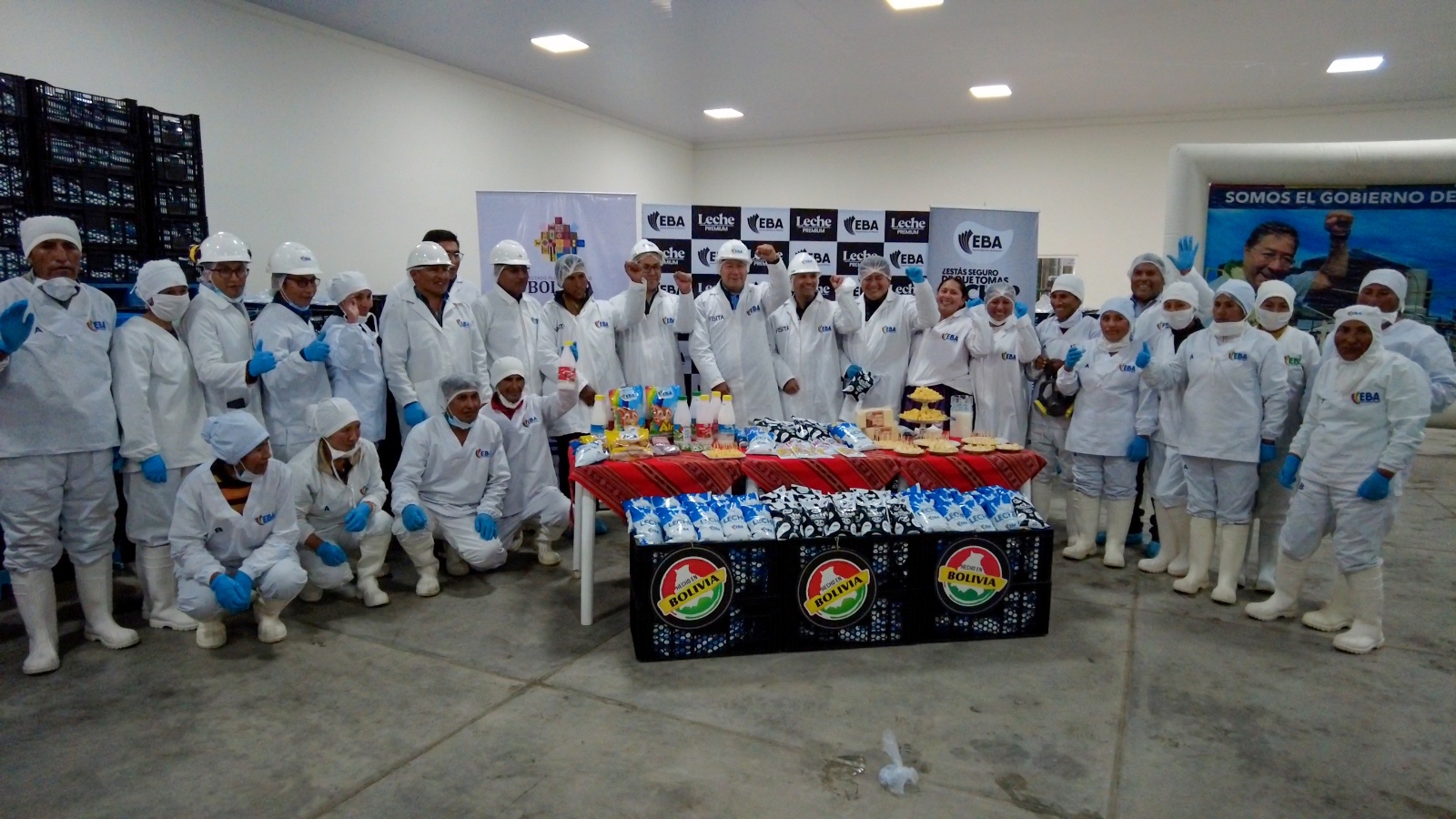 Estatal EBA prevé exportar por mes a Chile 500.000 litros de leche por Bs 3 millones