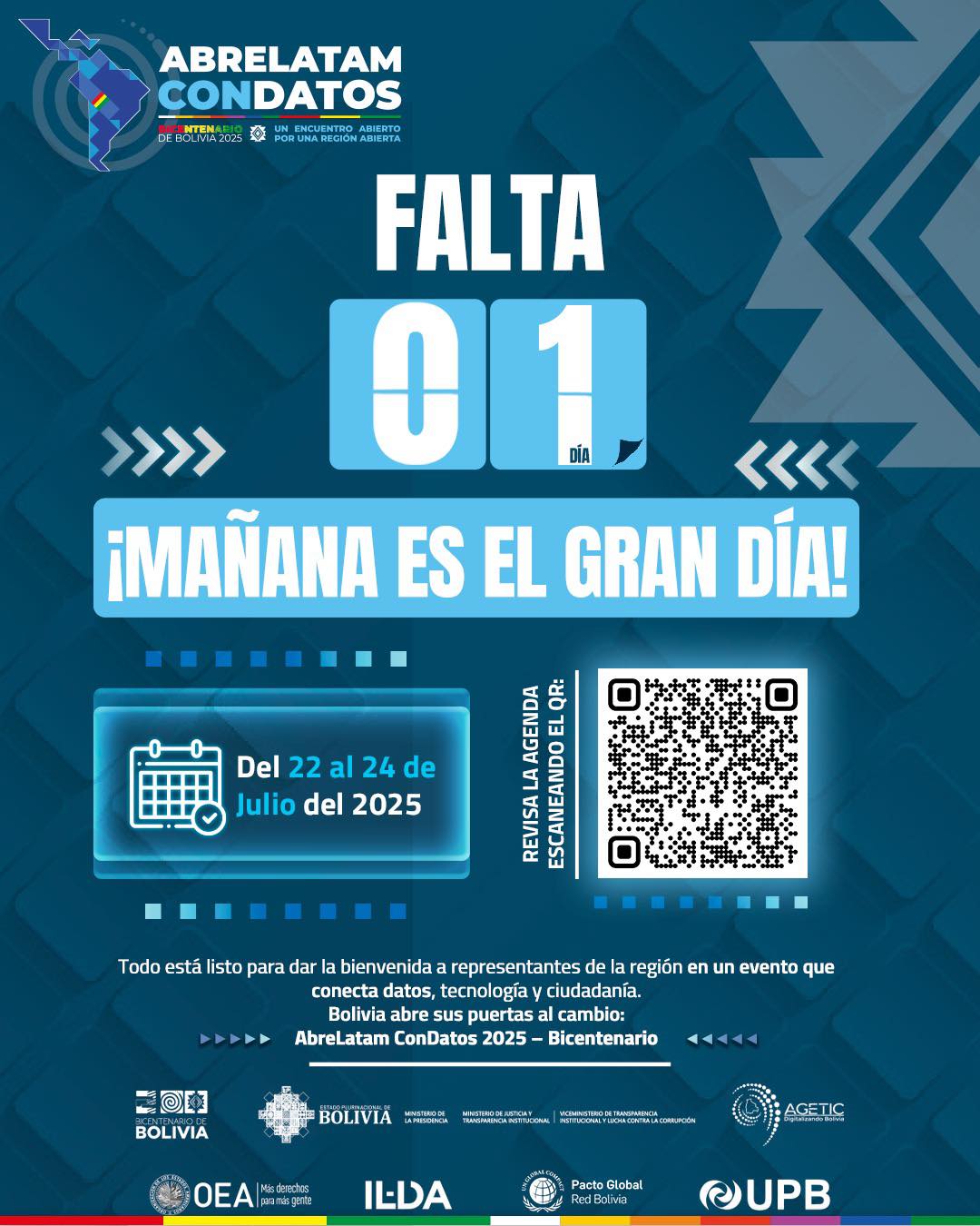 Bolivia acoge a Abrelatam y Condatos 2025 para impulsar la transformación digital regional