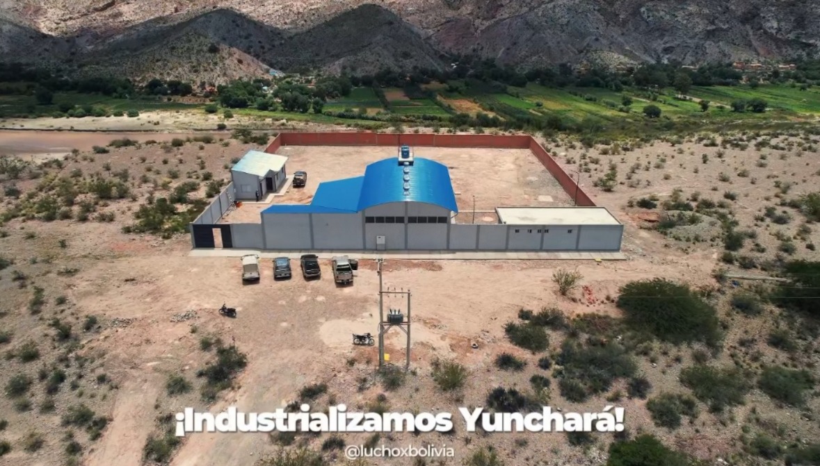 Construcción de la Planta de Industrialización de Membrillo en Yunchará alcanzó 85% de avance