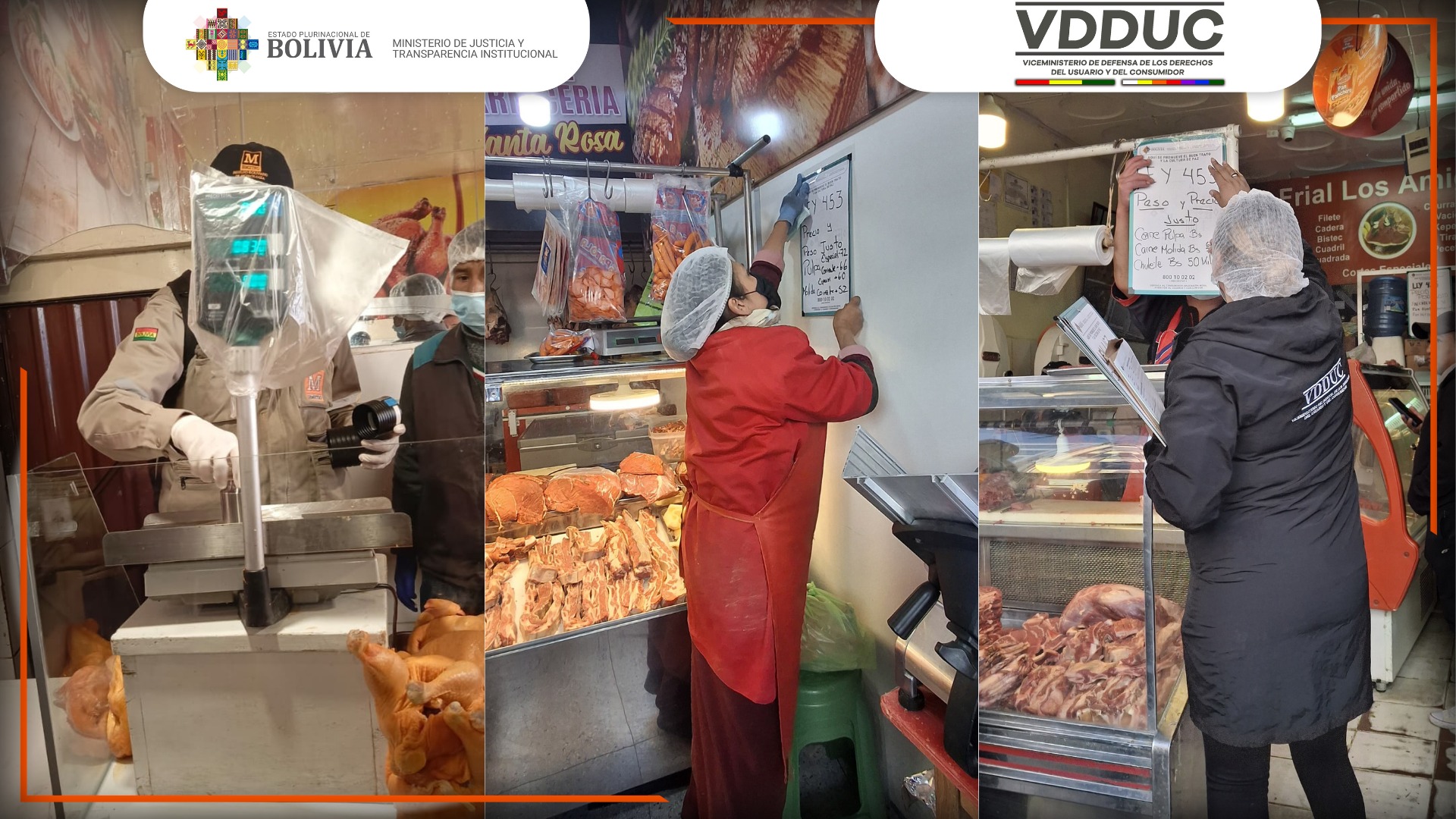 Operativo decomisa embutidos, carne, panes embolsados y utensilios en desuso, aplica multas en La Paz