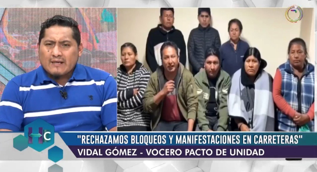 Pacto de Unidad llaman a defender la democracia y rechazar violencia alentada desde el Chapare