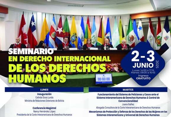 Inauguran seminario internacional sobre “Derecho Internacional de los Derechos Humanos” en el marco del Bicentenario