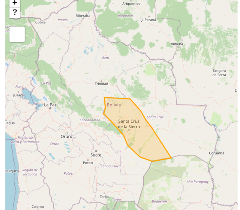 Senamhi alerta de vientos de 60 a 90 kilómetros por hora en provincias de Santa Cruz