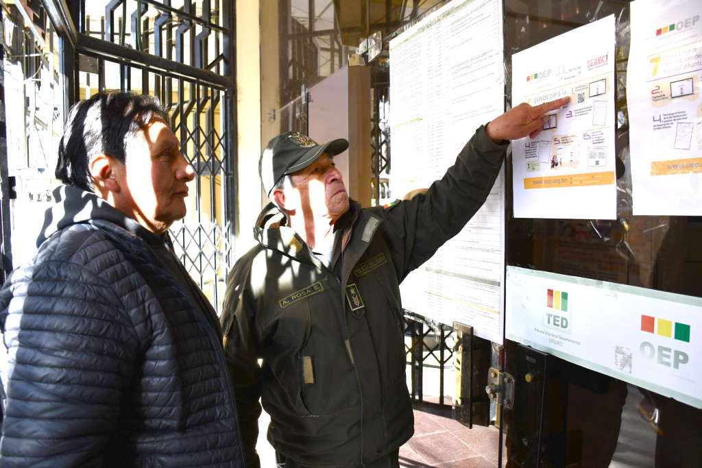 TED de Oruro aprueba la rehabilitación de 267 ciudadanos para votar en las elecciones de agosto