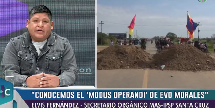 Elvis Fernández: Morales ejecuta estrategia de 2019 para convulsionar y desestabilizar