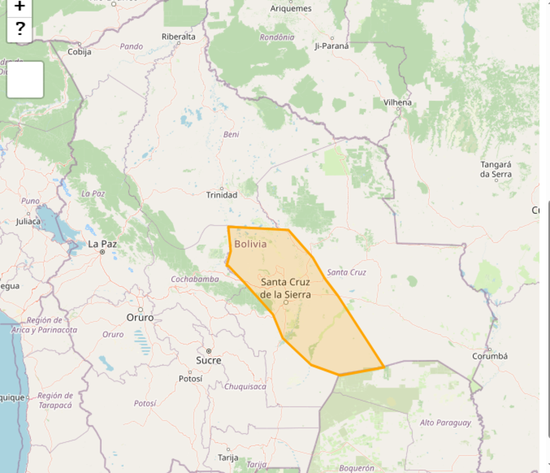 Alertan de vientos entre 60 y 90 kilómetros por hora en Santa Cruz