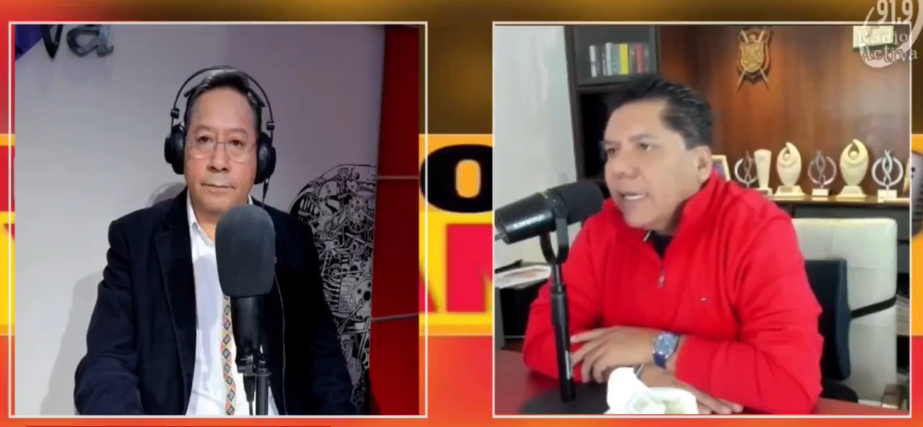 Arce revela que su primera “desobediencia” a Evo fue coordinar con organizaciones sociales en 2020