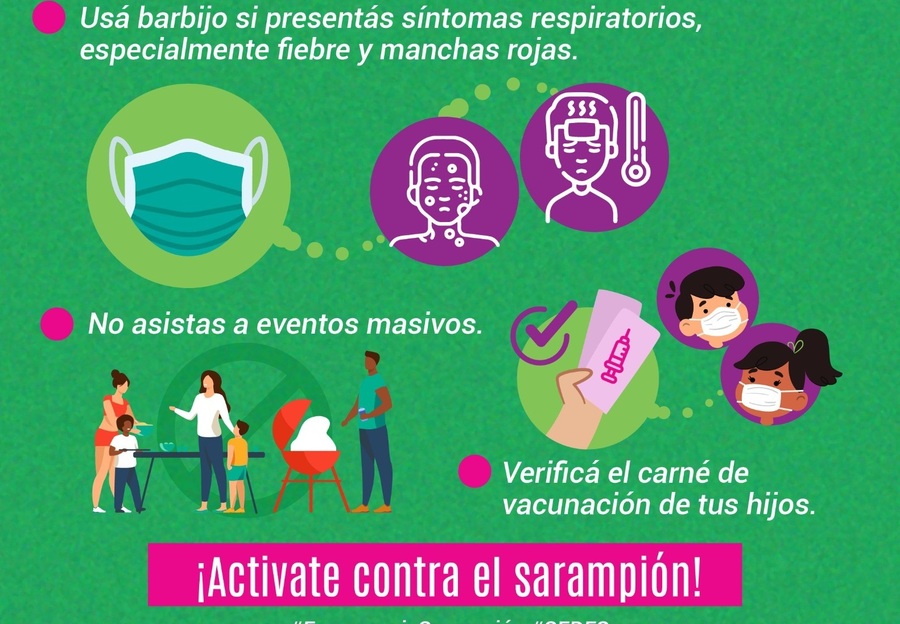 Se elevan a 71 los casos de sarampión en Santa Cruz, 54 son menores entre 2 y 18 años