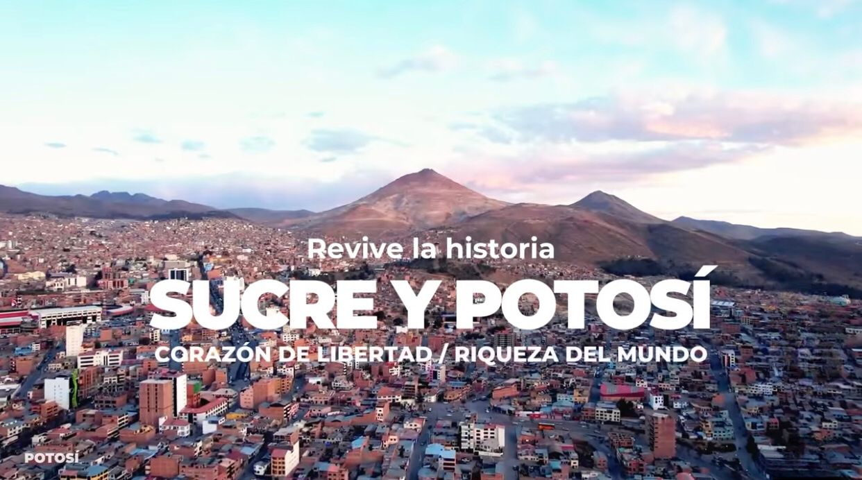 Arce invita a recorrer el circuito Sucre – Potosí, "dos joyas del patrimonio boliviano”