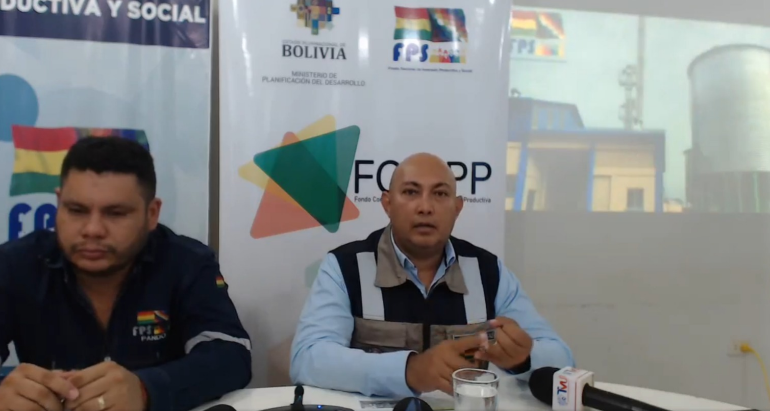 Gerente departamental del FPS Pando, Víctor Vargas. Captura: FPS