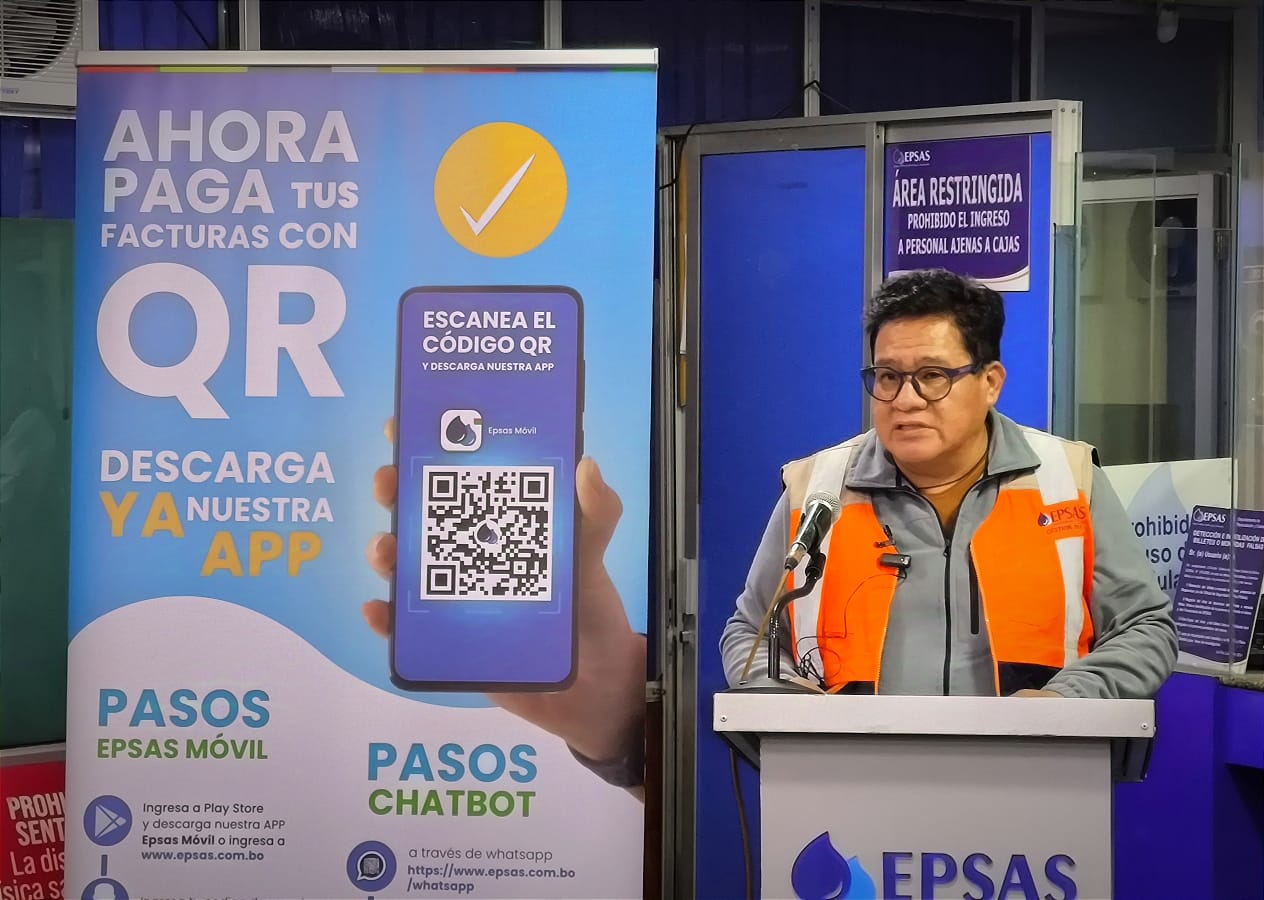 Epsas implementa pago de facturas a través de QR
