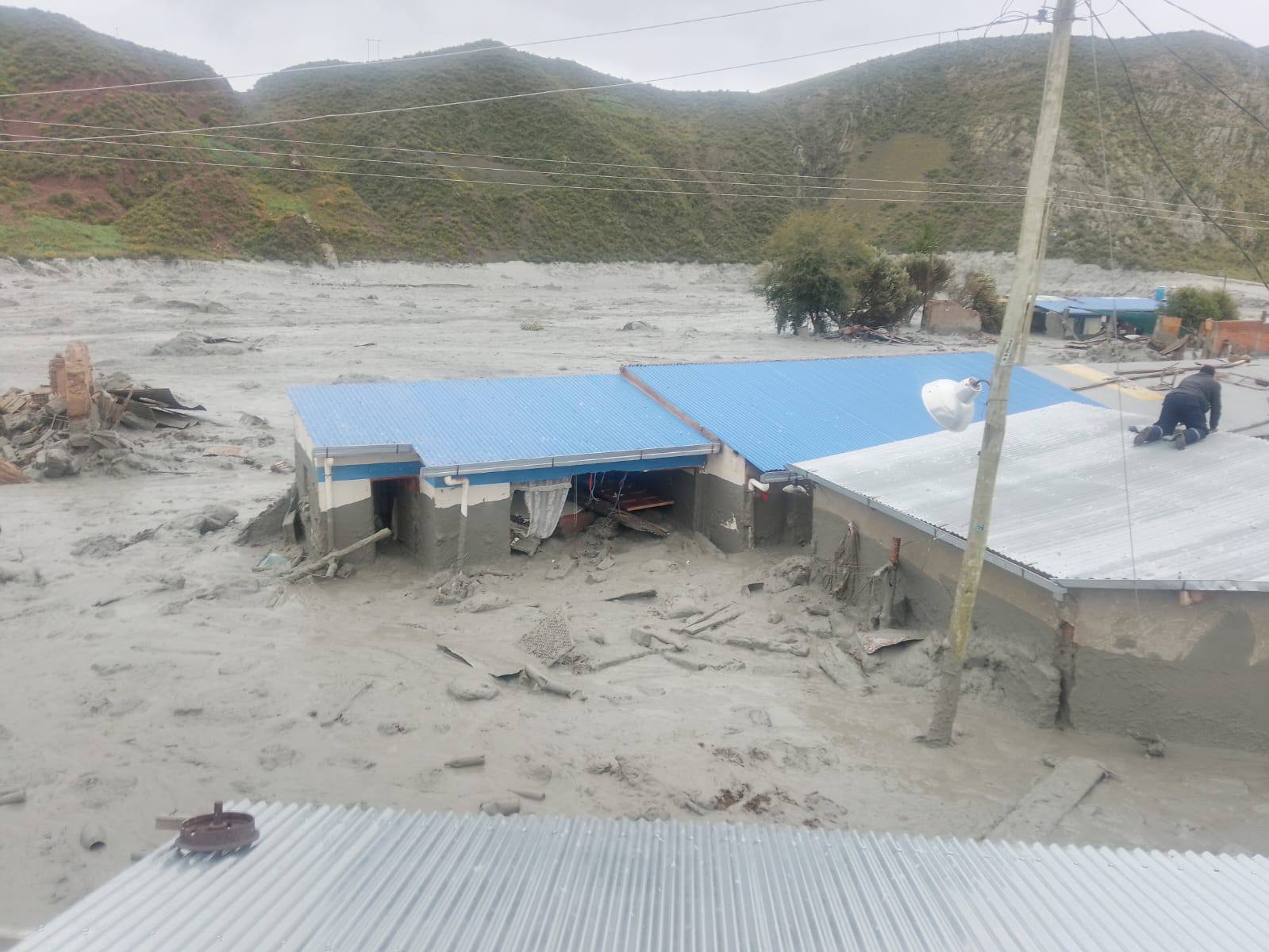 Colapso de la laguna Kenko deja al 80% de viviendas y cultivos bajo el lodo en Andavilque