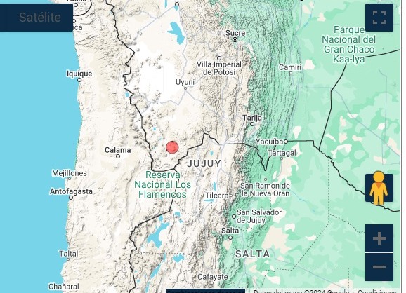 Reportan sismo de 4.8 en Sud Lipez de Potosí