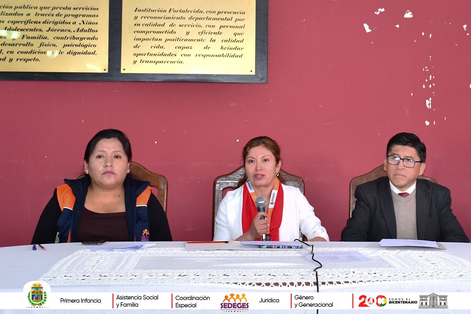 Sedeges iniciará talleres para padres adoptivos en Chuquisaca en abril