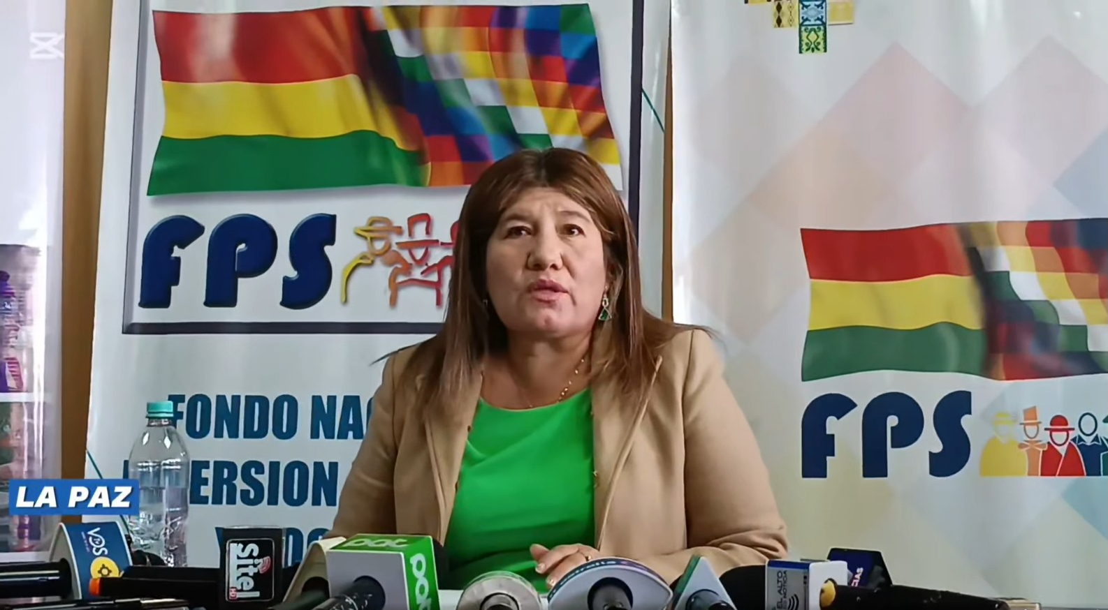 Esther Soria, directora general ejecutiva del Fondo Nacional de Inversión Productiva y Social (FPS). Captura: Jonathan Velasquez