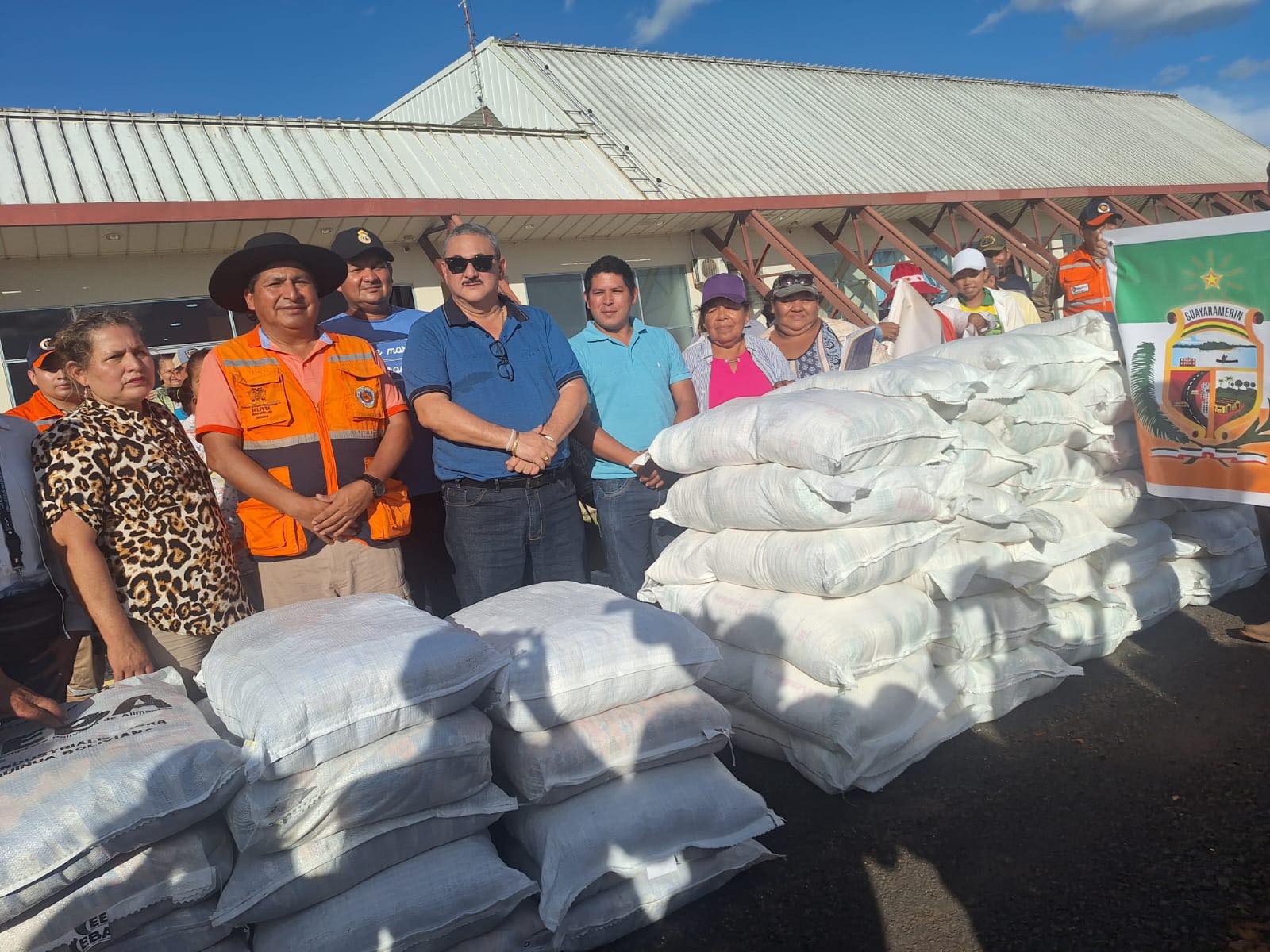 Entregan más de 7 toneladas de ayuda humanitaria para 727 familias damnificadas de 3 municipios de Beni