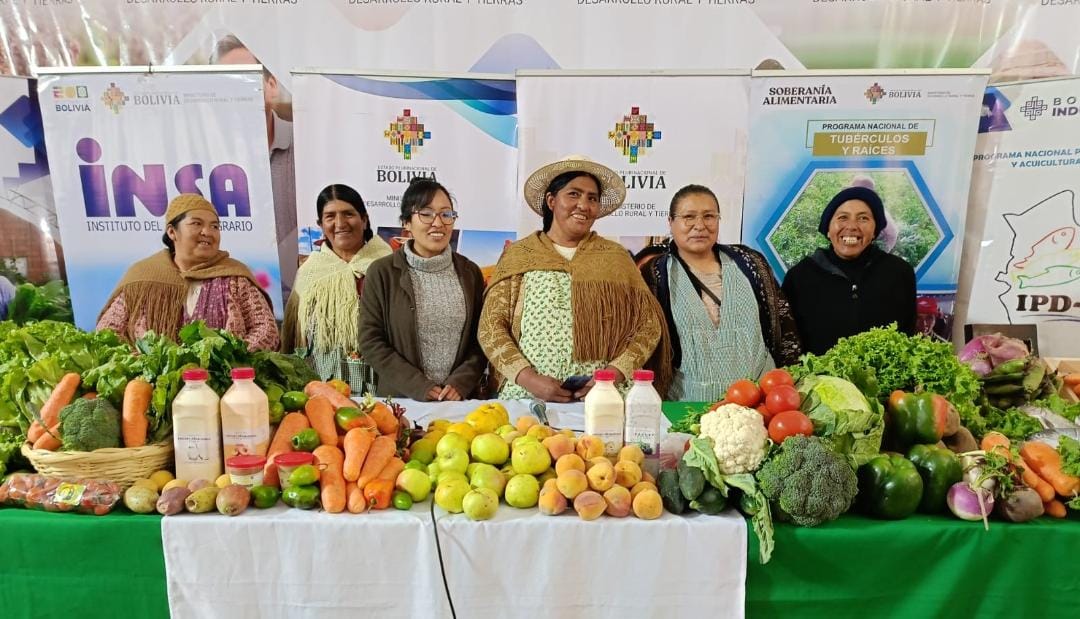 Anuncian 14 ferias “Del campo a la olla” para esta semana en todo el país, 6 se instalarán en La Paz y El Alto 