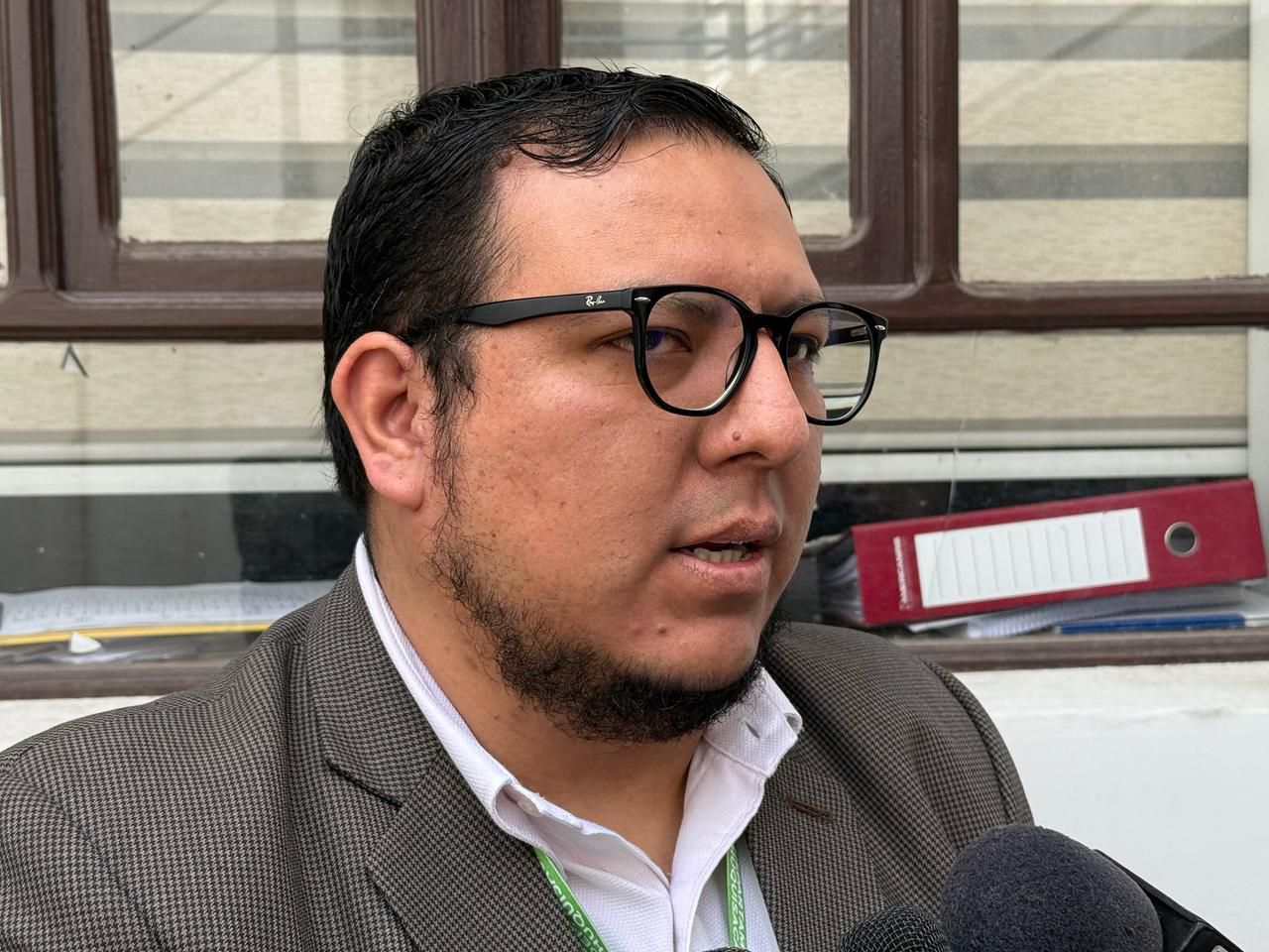 Fiscal de materia, Javier Gorena del Ministerio Público de Chuquisaca. Captura: Radio Global Sucre