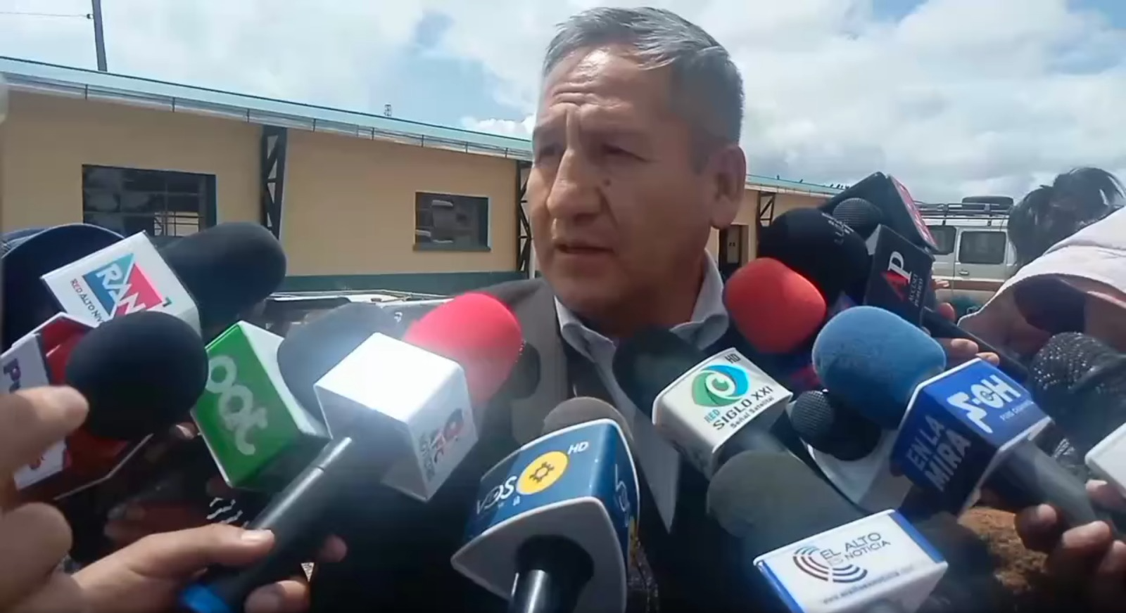 Viceministro de Lucha Contra el Contrabando, Luis Velásquez. Captura: Vos Tv