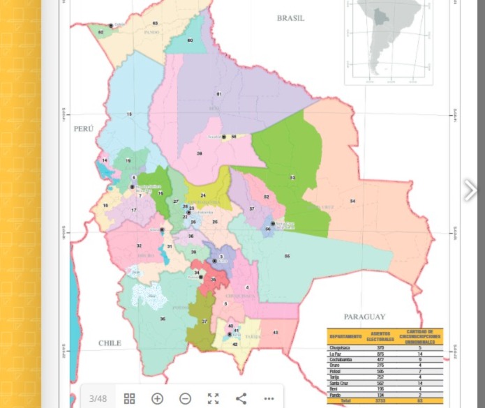 TSE publica la nueva cartografía electoral para las elecciones generales 2025