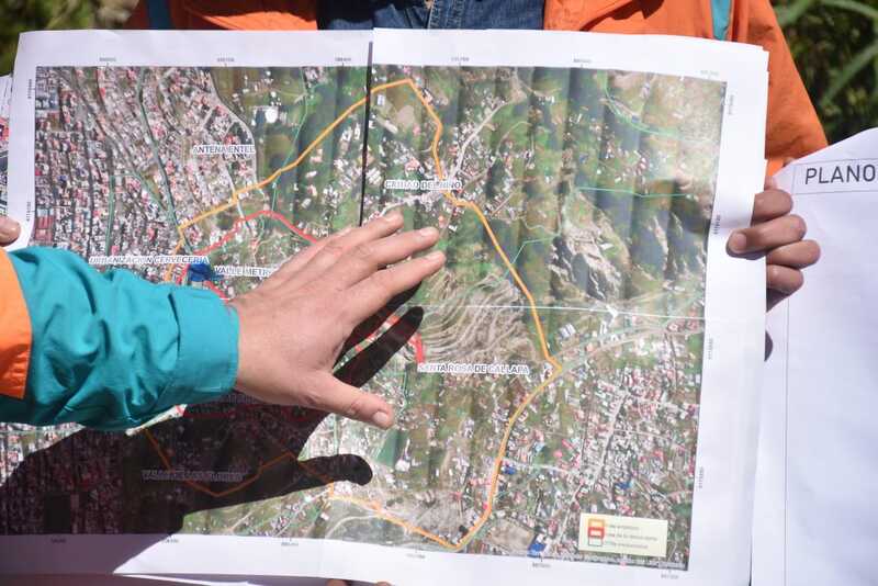 Deslizamiento en Valle Metropolitano afecta al 2% del área intervenida por la Alcaldía de La Paz 