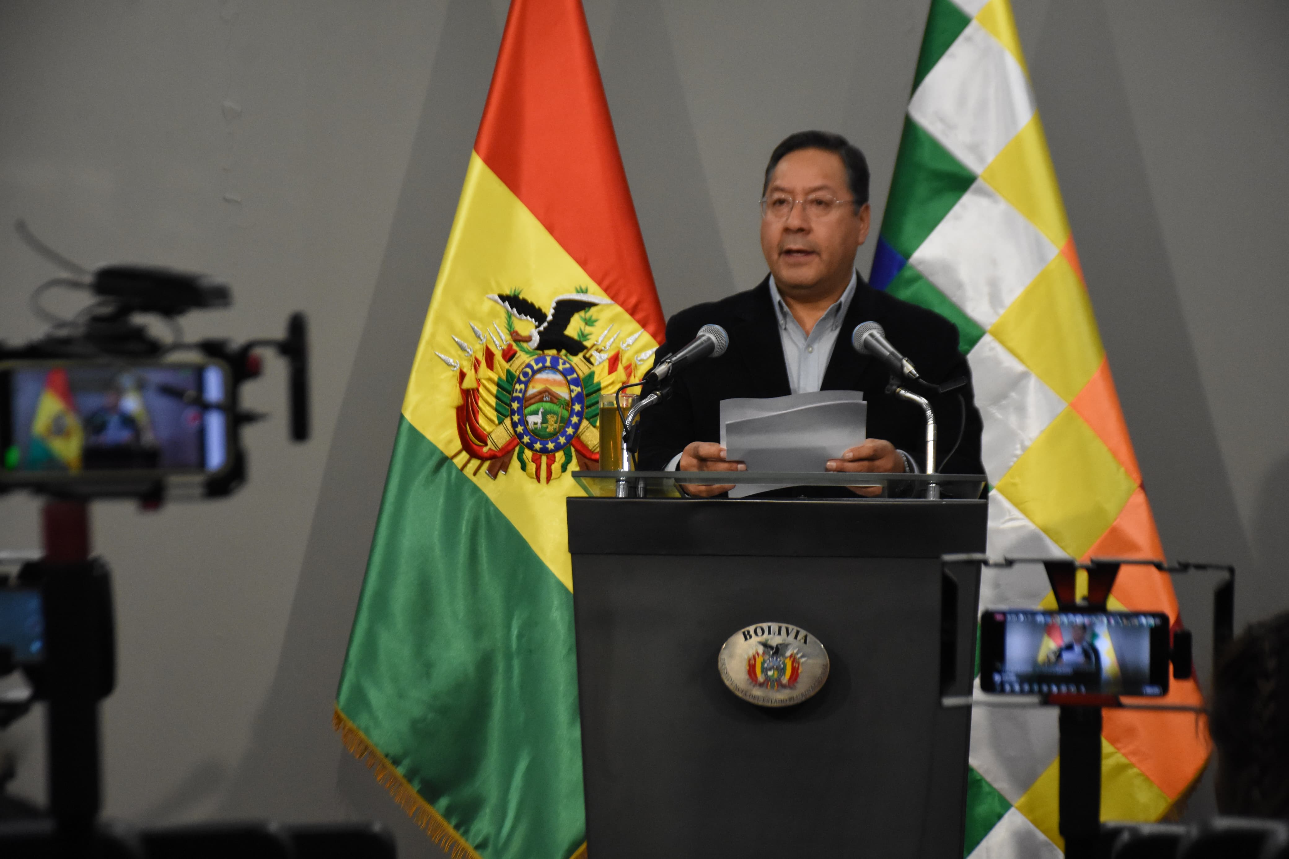 Tras dejar su candidatura, Arce exige al Legislativo aprobar créditos bloqueados y compromete plena gestión