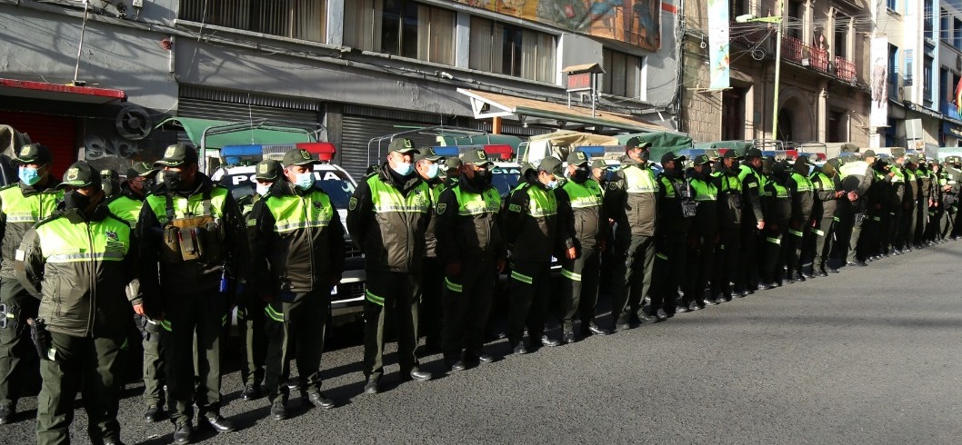 Policía activará plan de seguridad ante posible llegada de marcha evista a La Paz