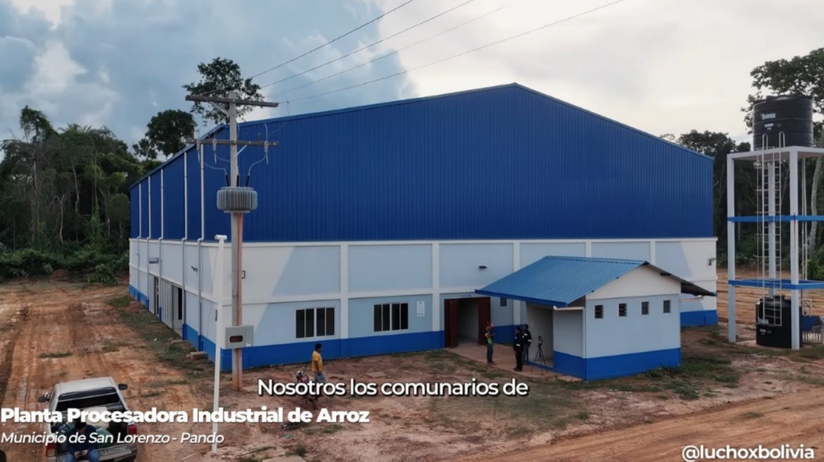Construcción de la Planta Procesadora Industrial de Arroz en San Lorenzo llega al 84,3% de avance