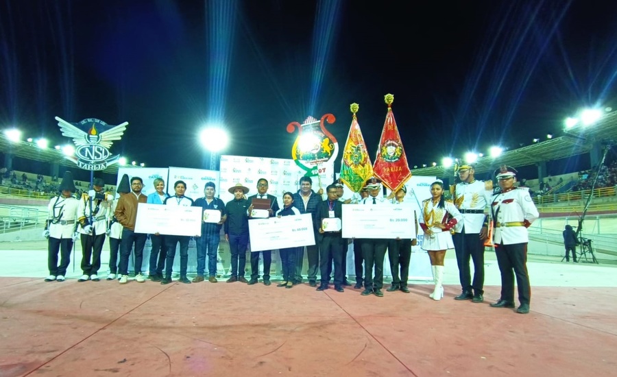 Orquesta Papi Universal y la banda del colegio "Héroes del Chaco” ganan Festival de Bandas de Bronce en Tarija