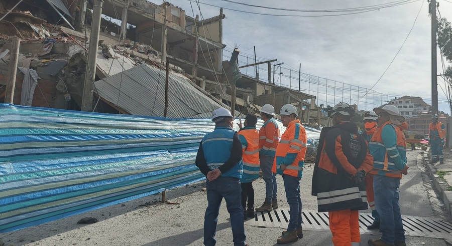 Cae una vivienda en la avenida Francisco Bedregal, vecinos exigen acelerar trabajos de estabilización 