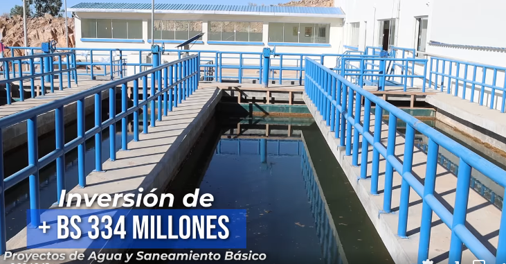 Gobierno invierte más de Bs 334 millones en obras de agua y saneamiento básico en Chuquisaca.