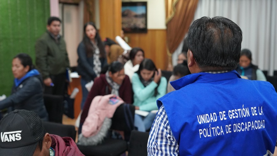 Trabajan en la inclusión de actividades para personas con discapacidad en Cochabamba