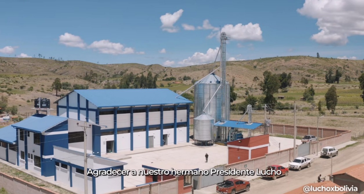 Construcción de la Planta Procesadora de Trigo y Derivados en Raqaypampa llega al 82% de avance