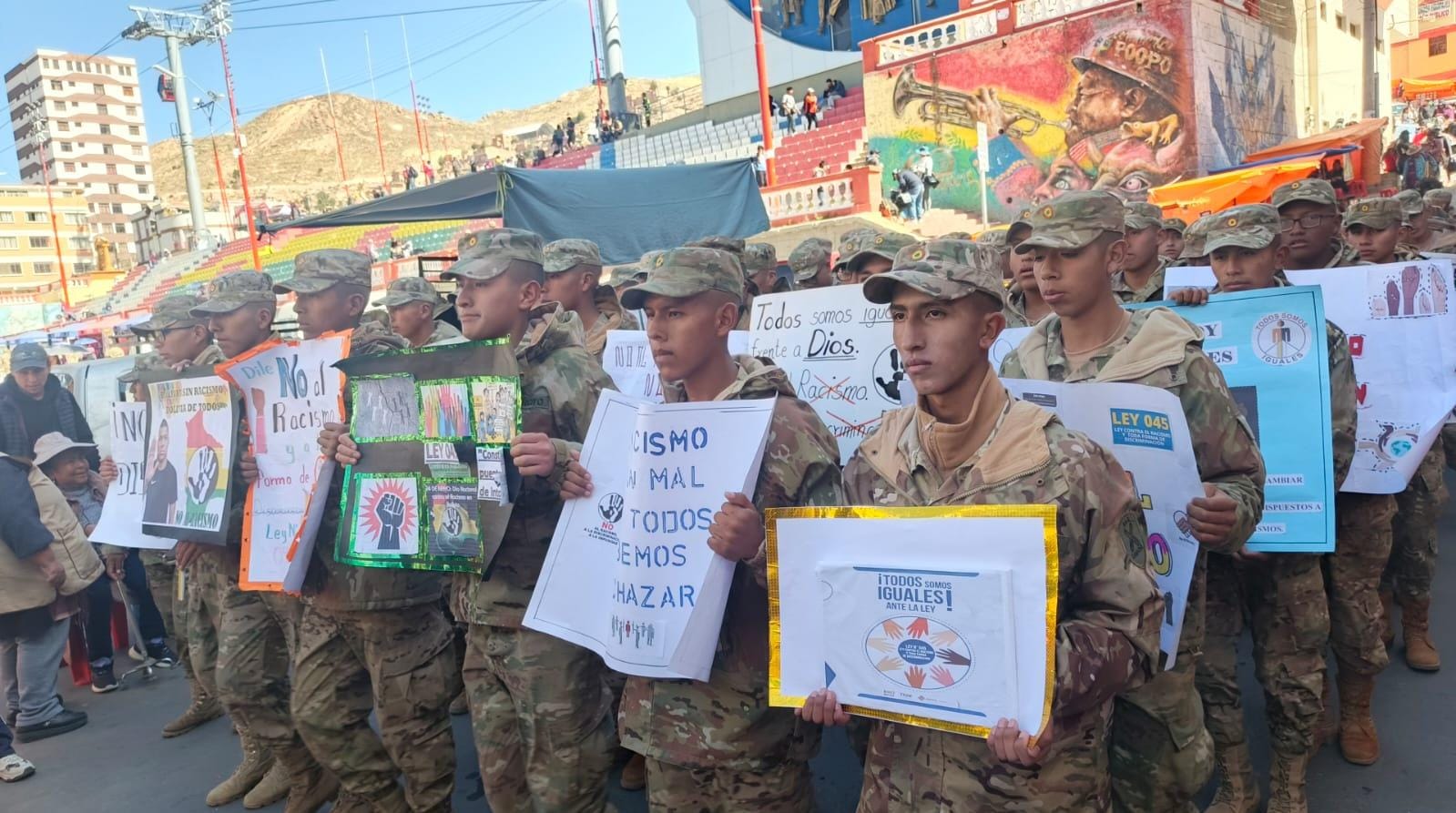 Oruro fue escenario del acto central por el Día Contra el Racismo y Discriminación