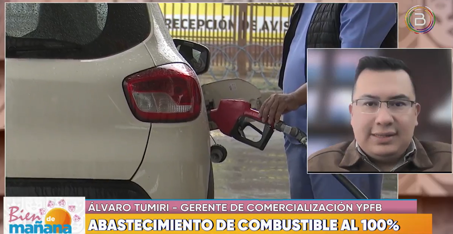 YPFB intensifica despacho de carburantes al 100% y apunta a reducir filas en las estaciones de servicio