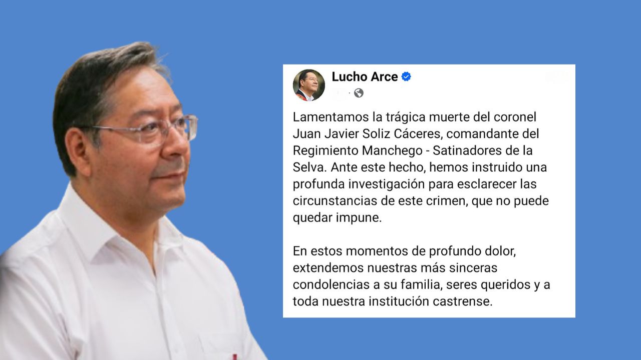 Arce instruye profunda investigación para esclarecer muerte del comandante del Regimiento Manchego
