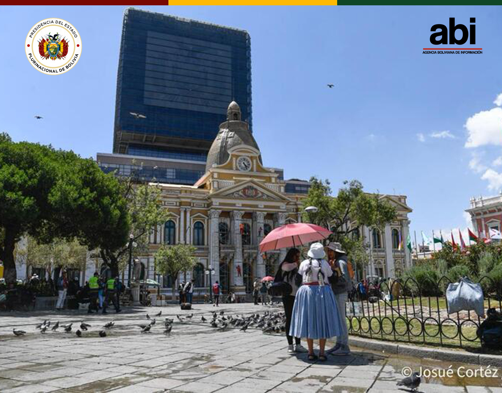 El centro político de Bolivia, ubicado en la plaza Murillo de la ciudad de La Paz. Foto: Josué Cortez.