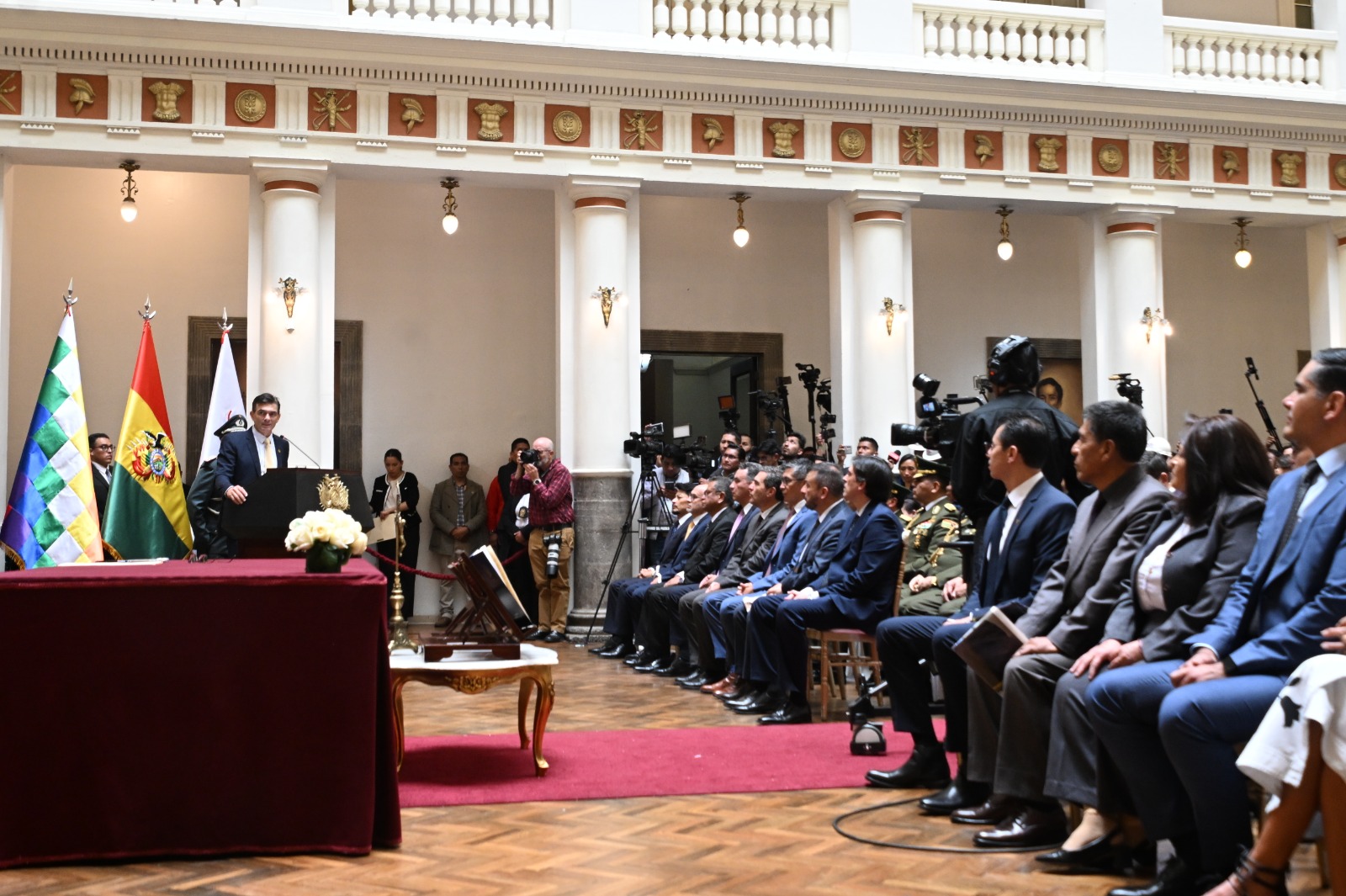 Presidente Paz pide a sus ministros un trabajo 24/7 por el crecimiento de Bolivia, con humildad y bajo cuatro guías