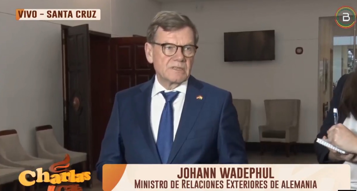 Canciller de Alemania destaca buen entendimiento con el gobierno del presidente Paz