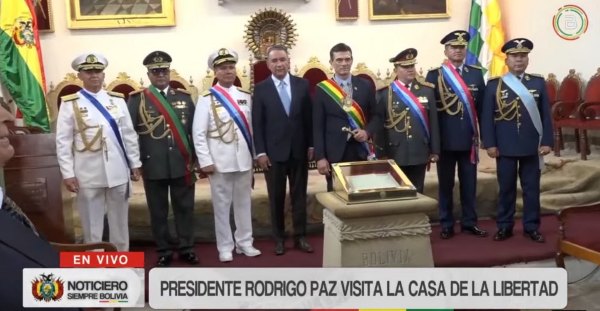 Ante el presidente Paz, las FFAA reafirman su lealtad y compromiso como guardianes de la democracia
